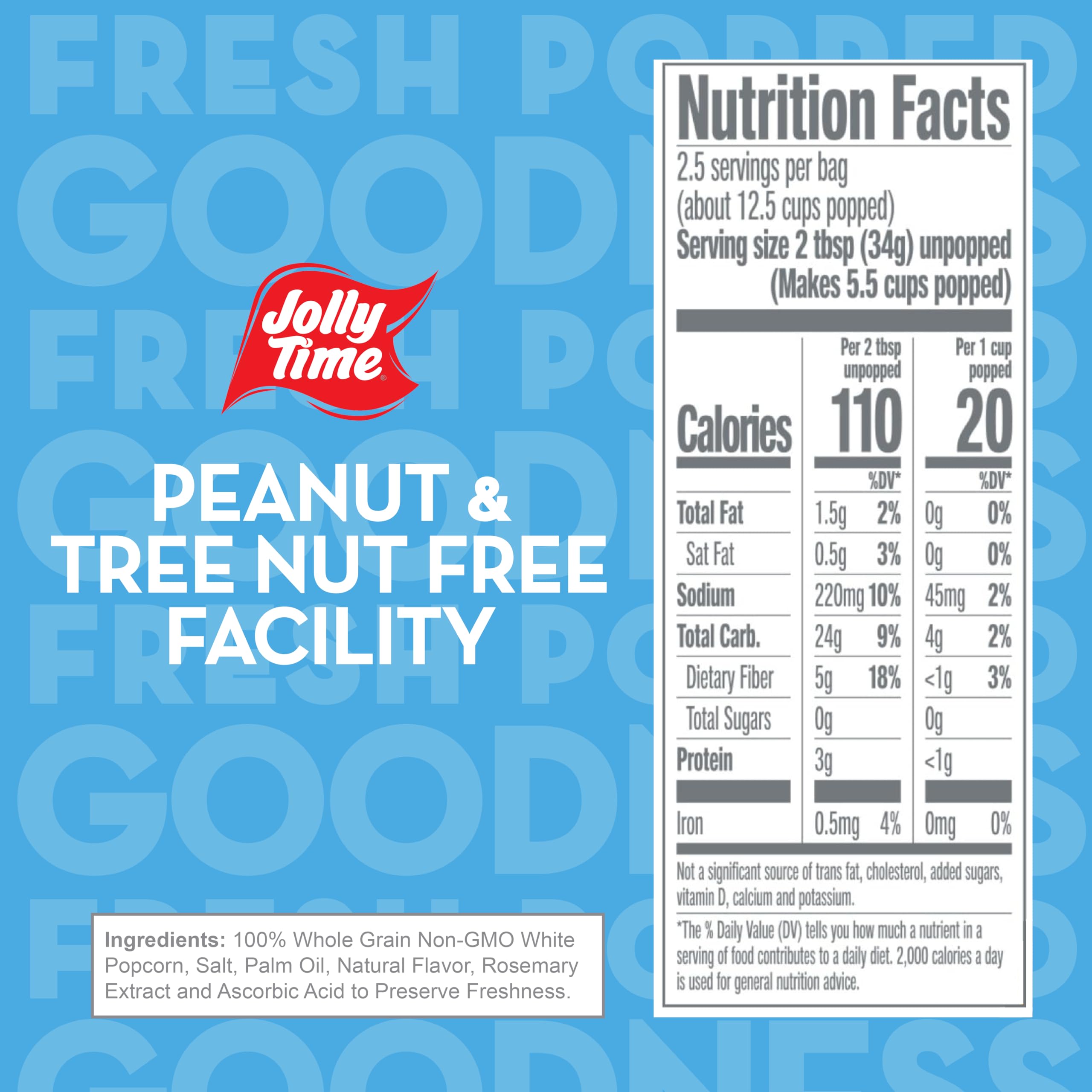 Jolly Time Healthy Pop microwave bag in use for quick, tasty snacking.