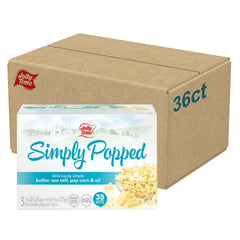 Jolly Time Simply Popped lightly salted box shows simple ingredients and packaging.