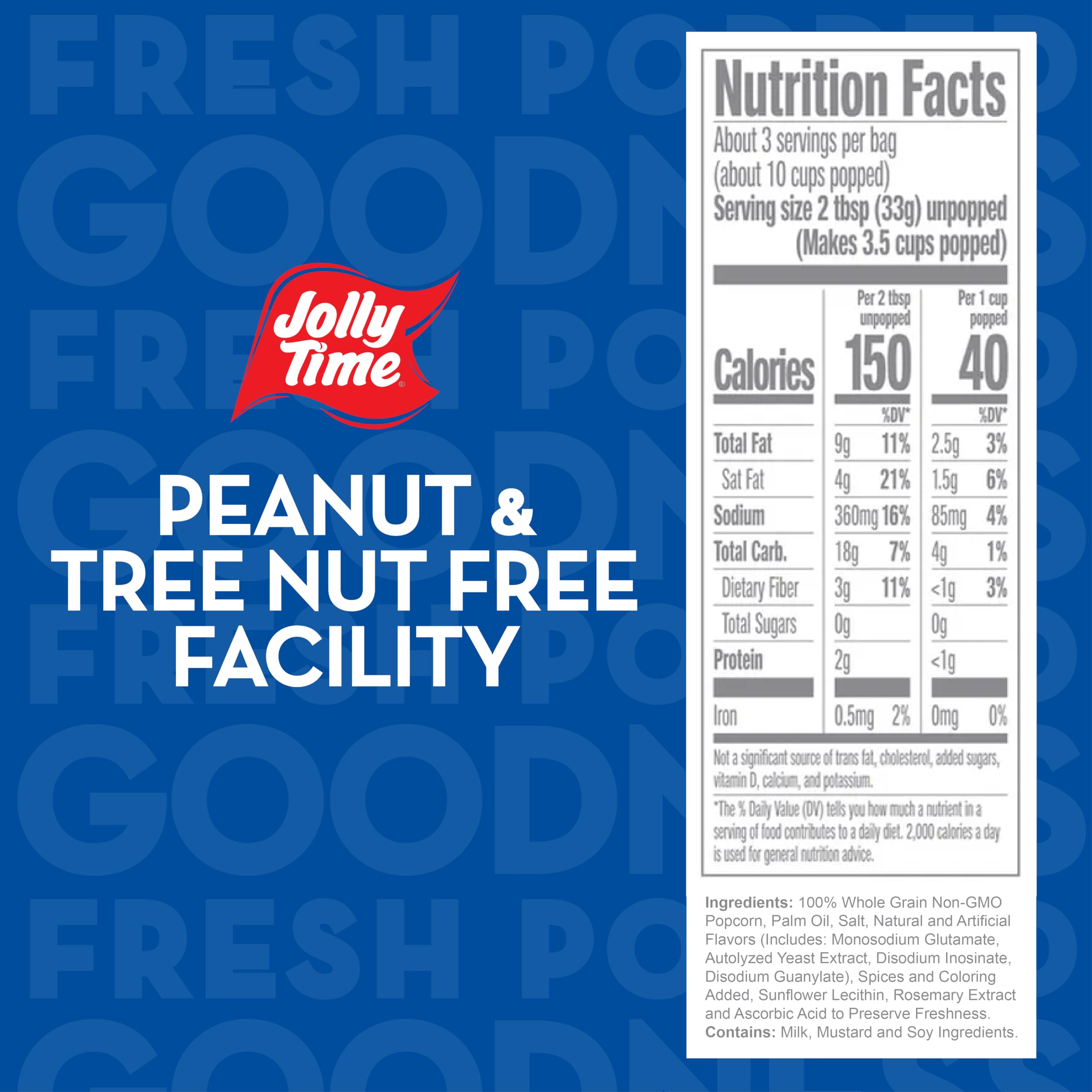 Jolly Time The Big Cheez bag pour reveals creamy nacho cheese flavor for quick snacking.