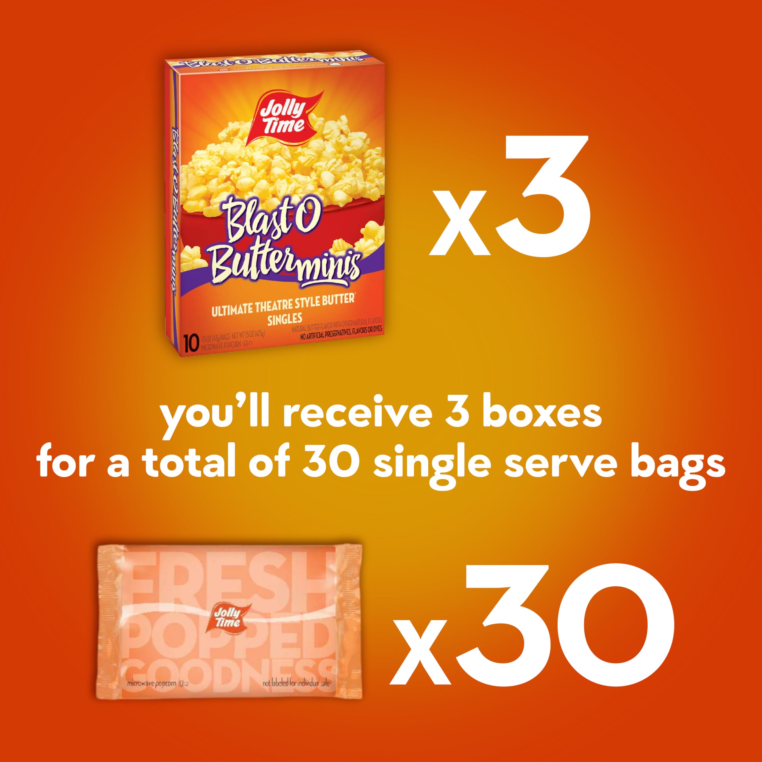 Jolly Time Blast O Butter microwave setup for quick, easy prep
