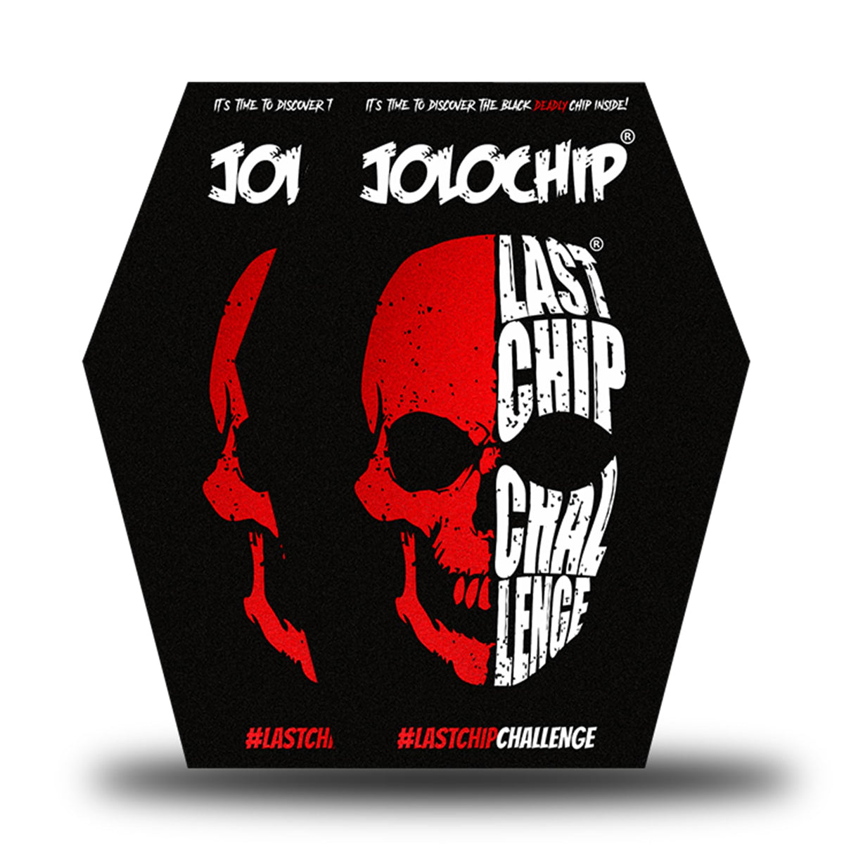 JOLOCHIP Last-Chip-Challenge jet-black chip ready for bold tasting moments