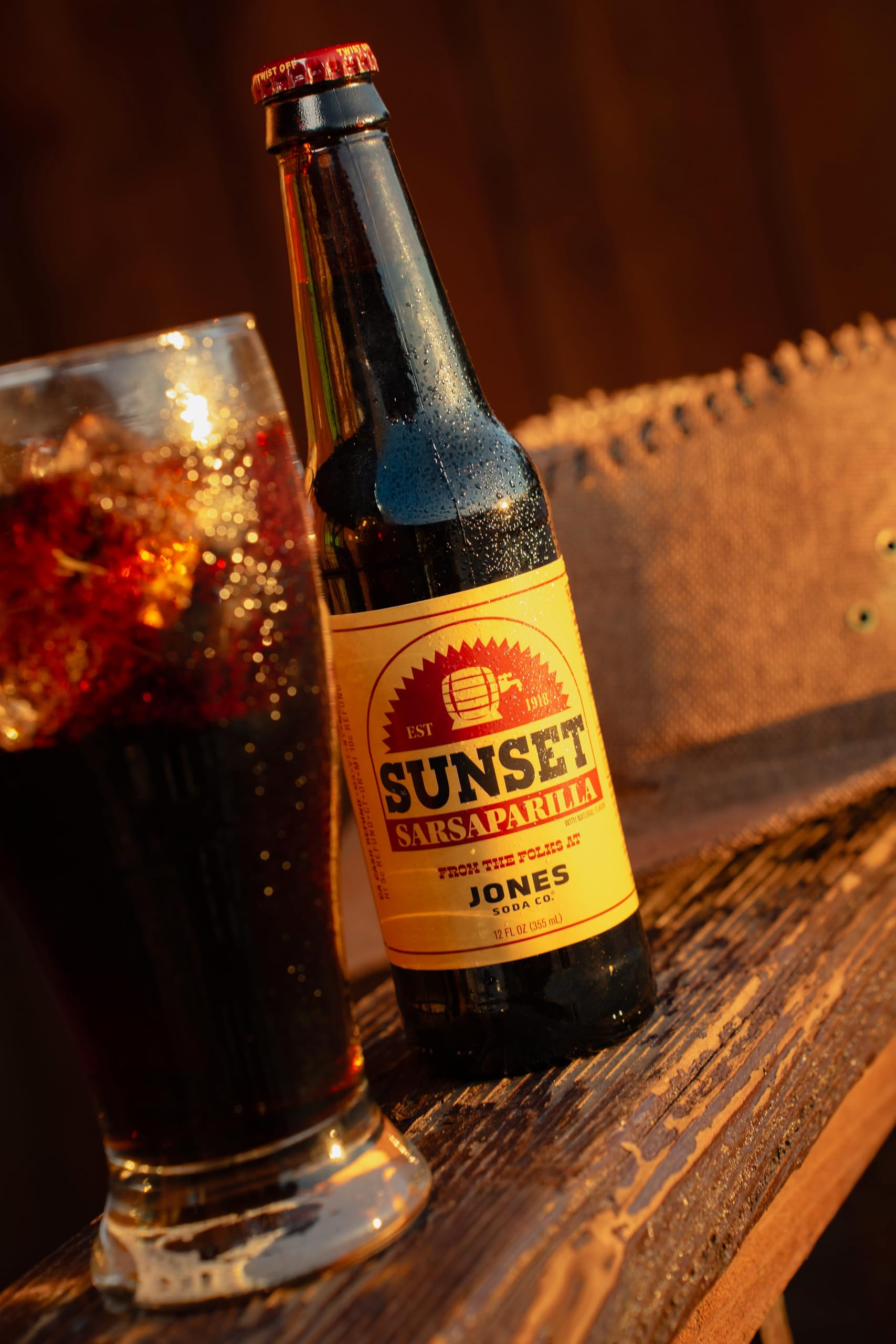 AR label experience on the Jones Soda bottle adds interactive fun.