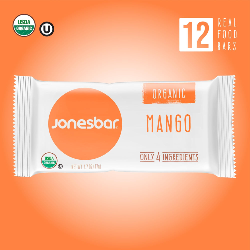 Jonesbar Chewy texture bite showcases premium whole-food ingredients.