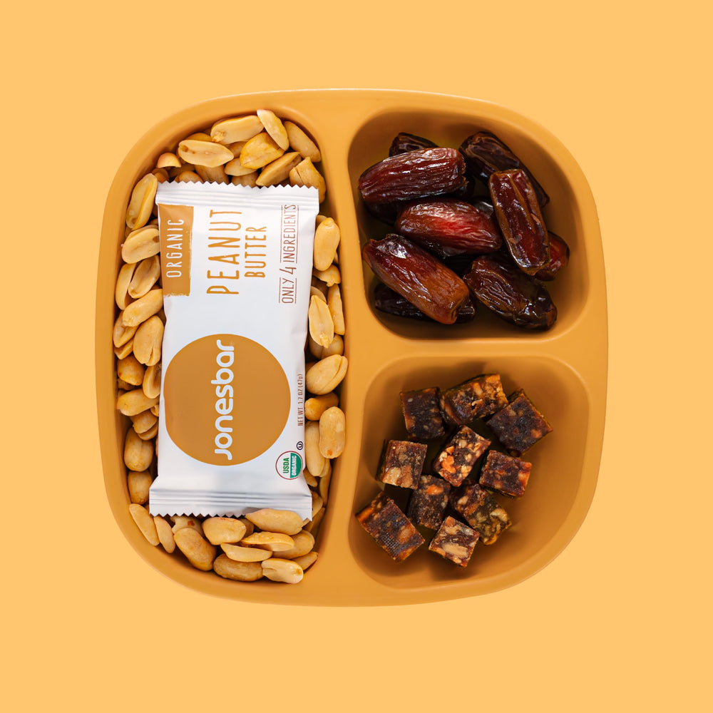 JonesBar clean four ingredient list emphasizes simple plant based protein