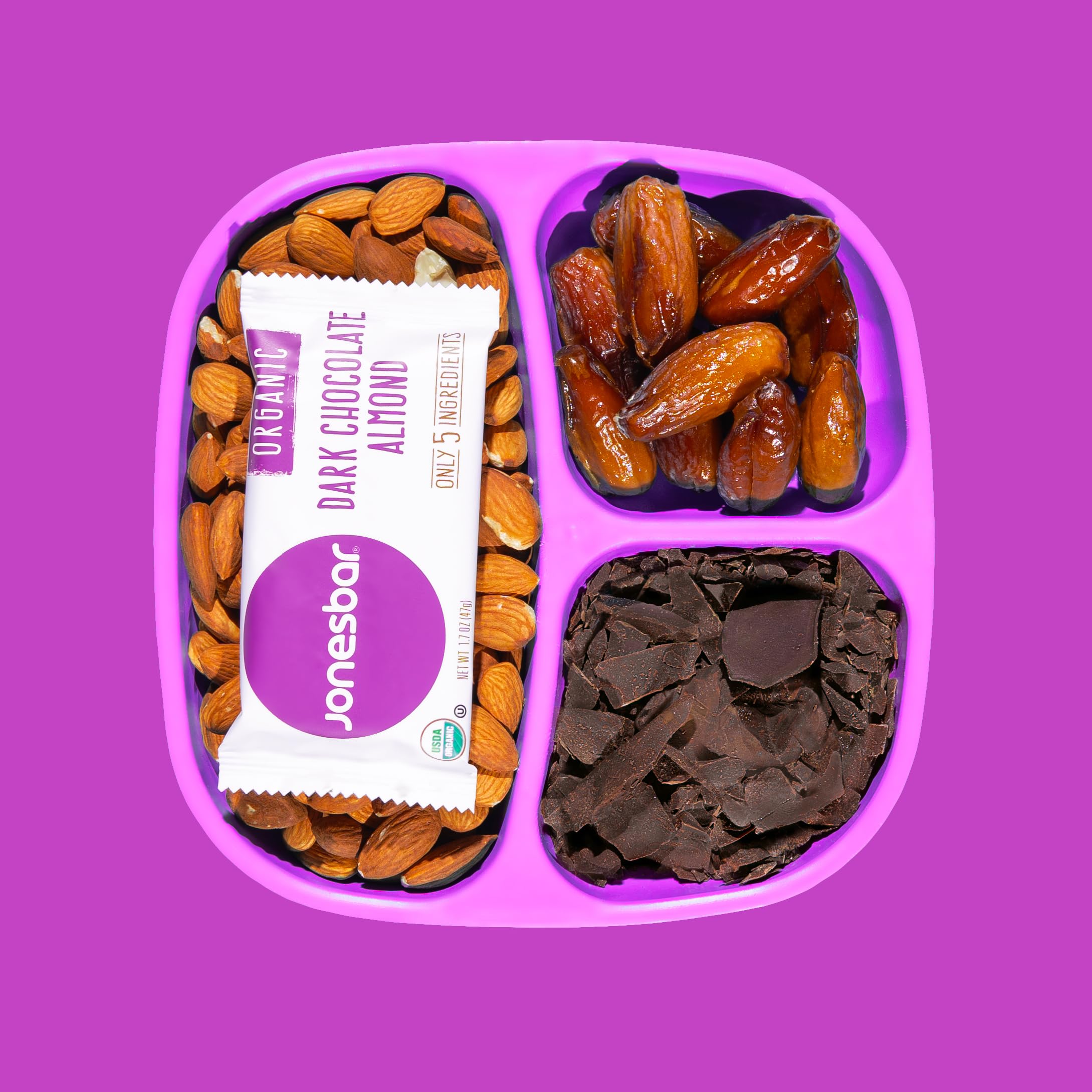 Jonesbar kid-friendly snack ideal for school lunches and after-school activities.