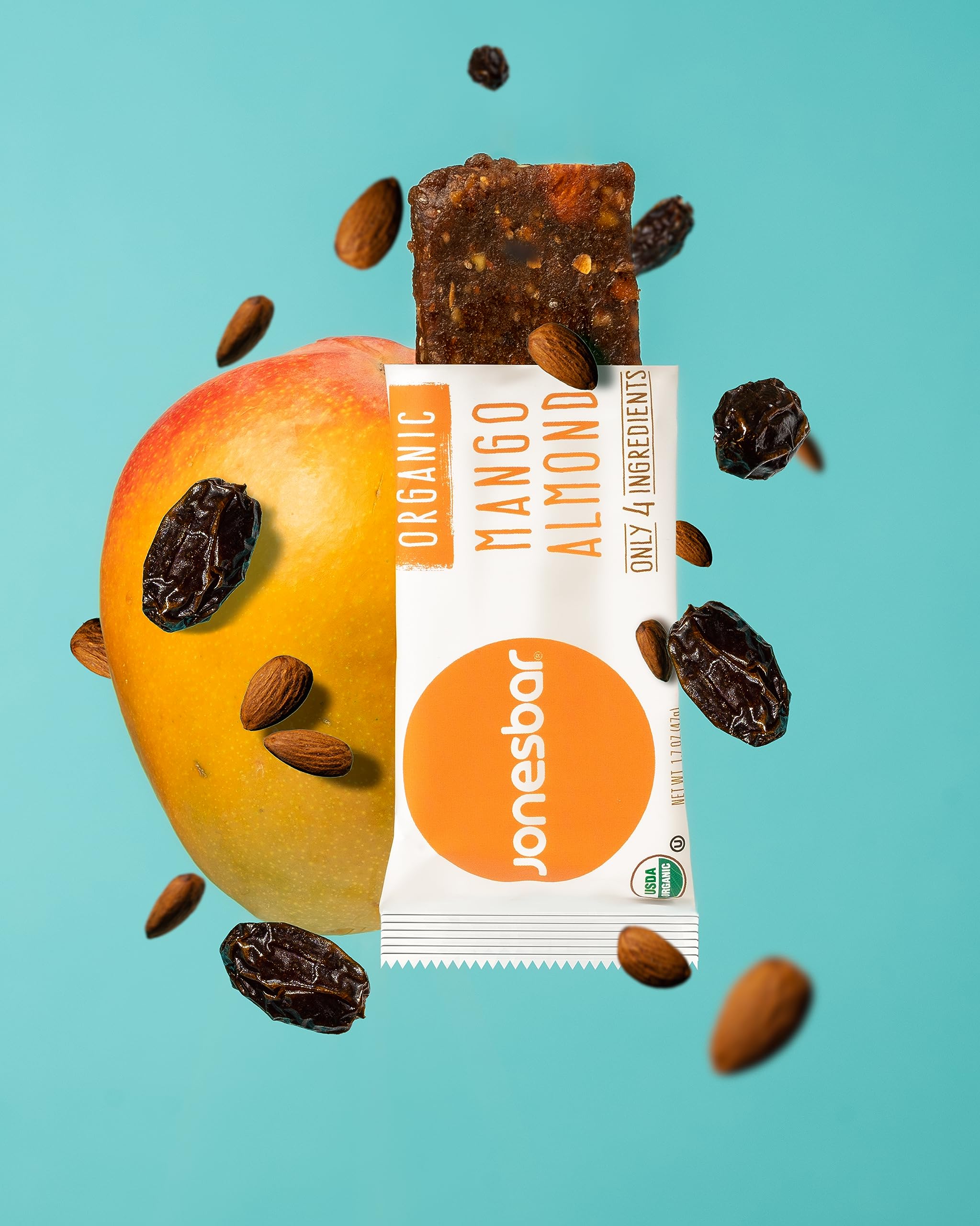 Jonesbar Organic 100% dark chocolate sourced from the Andes.