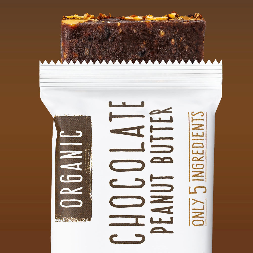 Jonesbar packaging highlights its organic, vegan, gluten-free certifications