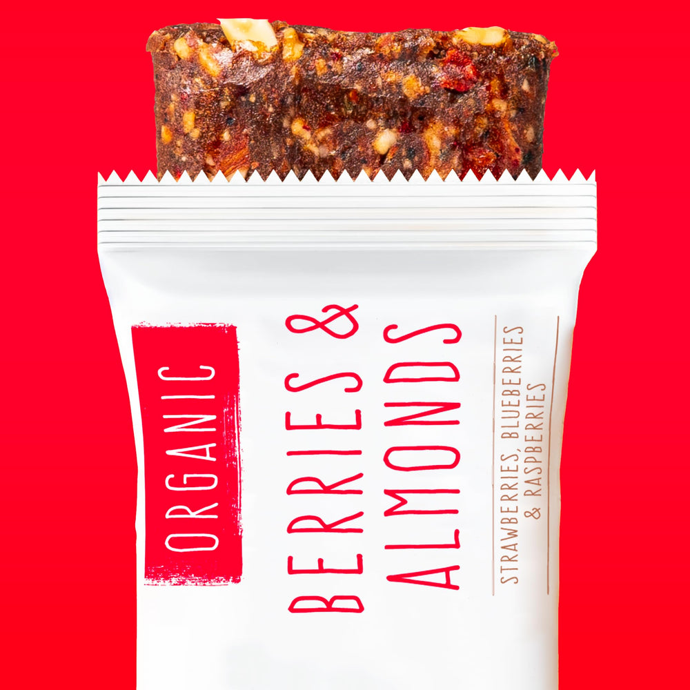 Jonesbar texture close-up highlights chewy, real-food consistency.