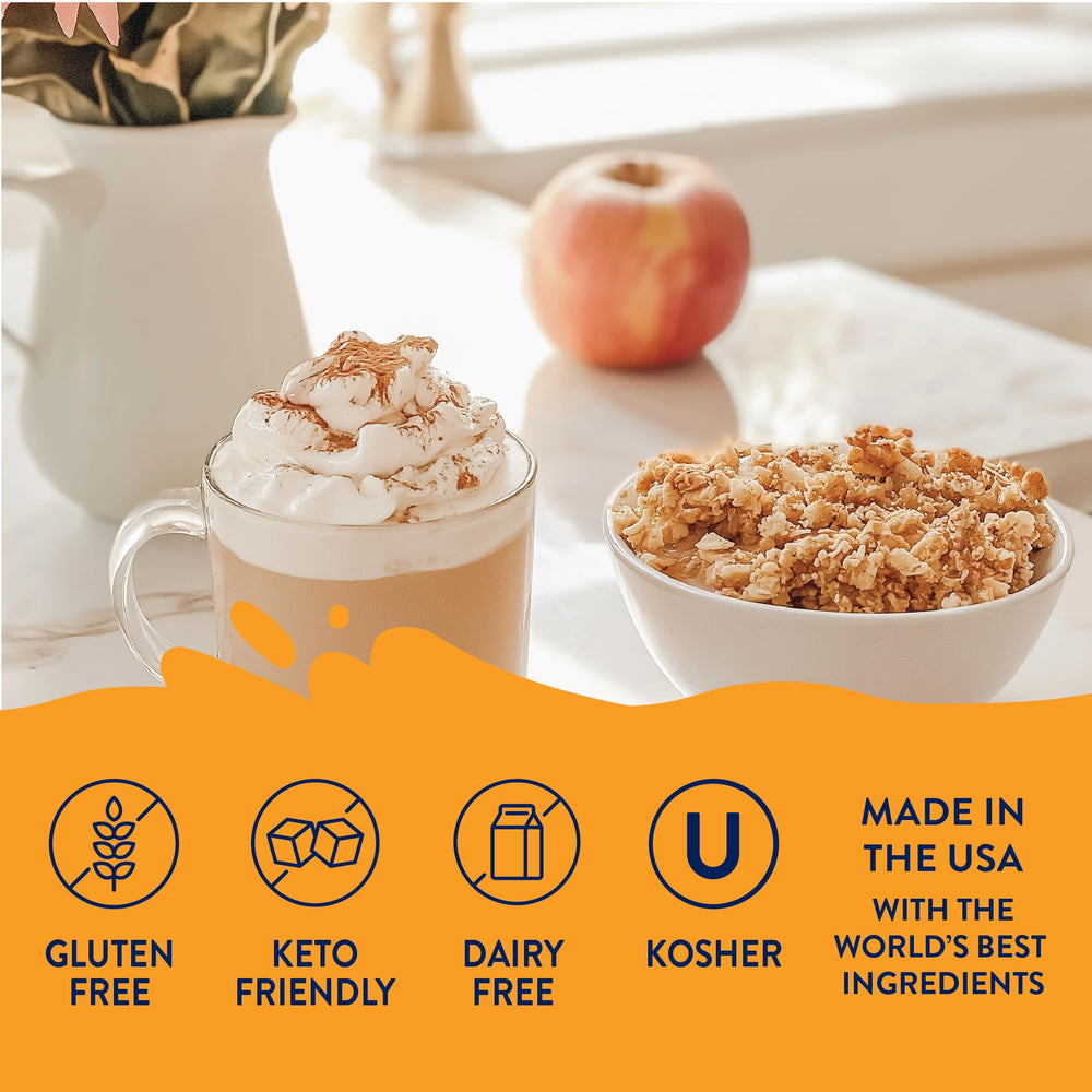 Jordan's Skinny Mixes Apple Crisp drizzle over yogurt for dessert-like texture