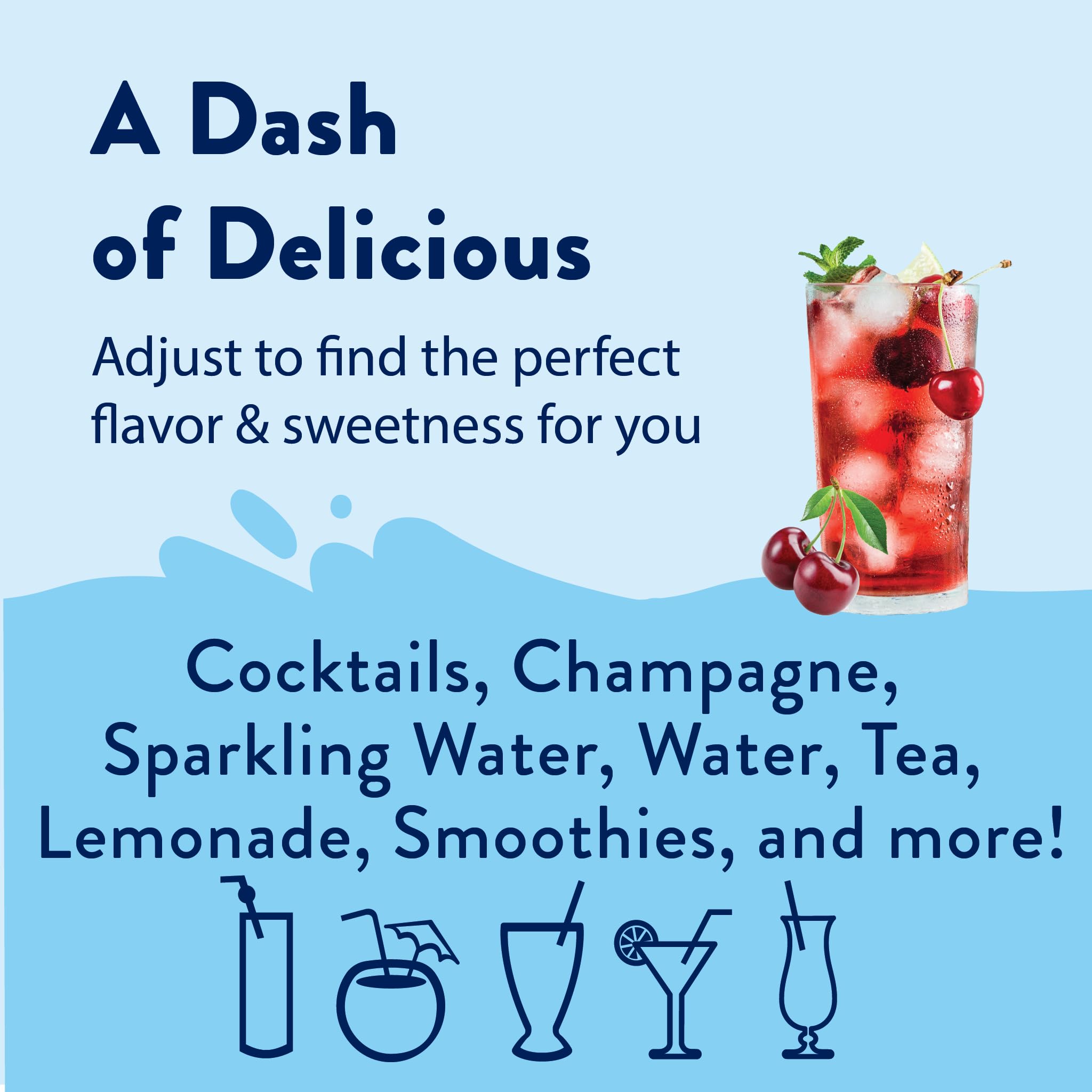 Chilled lemonade with Jordan's Skinny Mixes Cherry Syrup for a lively twist.