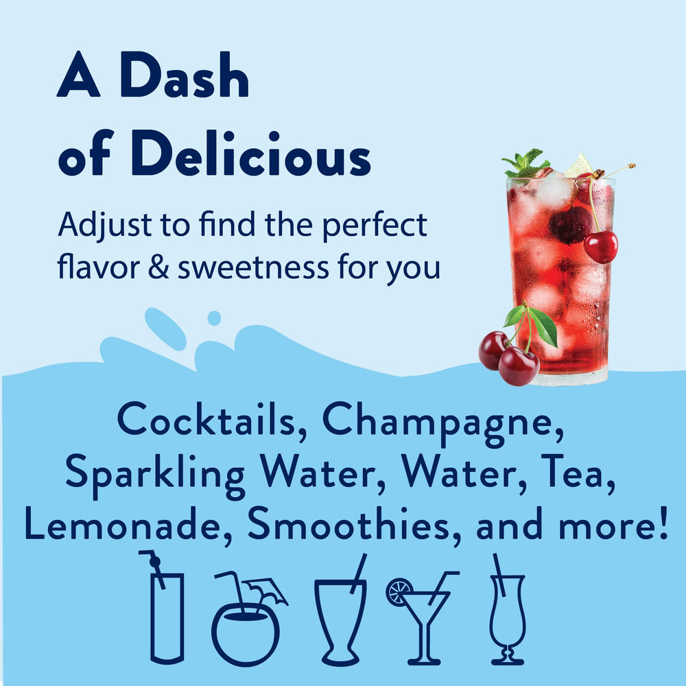 Chilled lemonade with Jordan's Skinny Mixes Cherry Syrup for a lively twist.