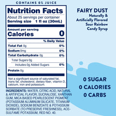 Jordan's Skinny Mixes Coconut syrup bottle delivers tropical notes in water, tea, and cocktails.
