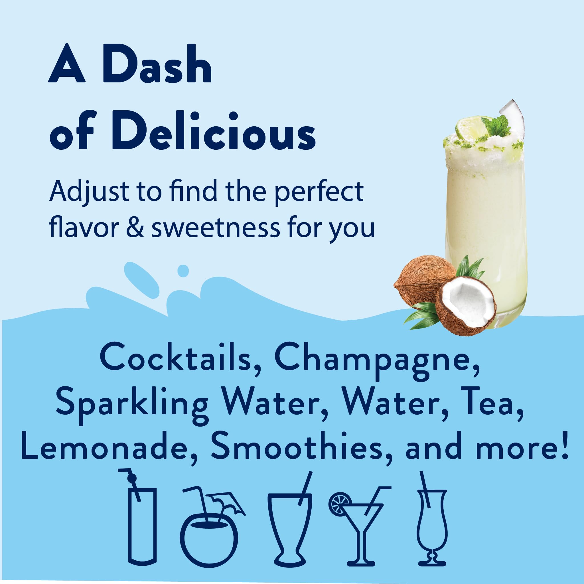 Jordan's Skinny Mixes Coconut Syrup bottle highlights keto-friendly and gluten-free features.