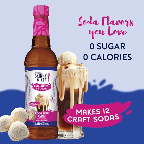 Jordan's Skinny Mixes Cotton Candy syrup adds playful candy flavor
