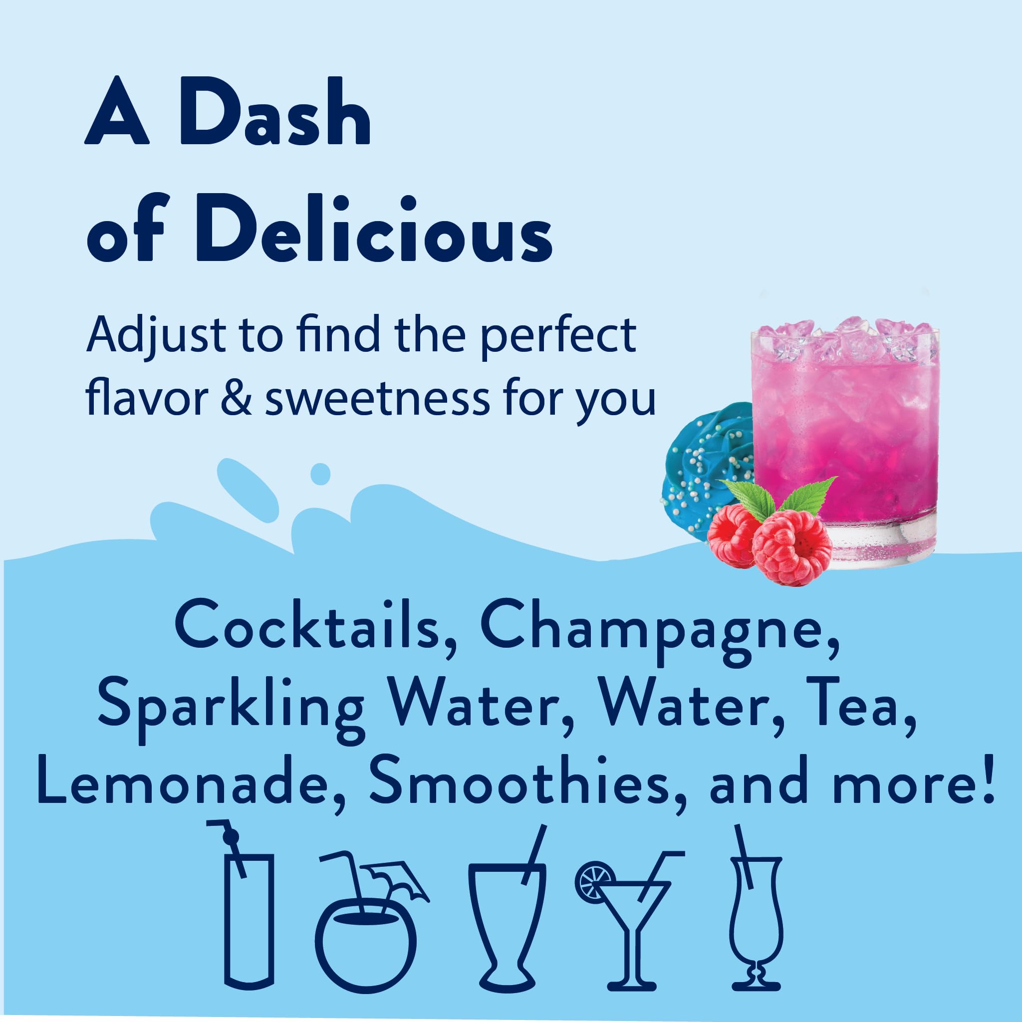Close-up of the Unicorn Syrup label, USA-made and keto-friendly.