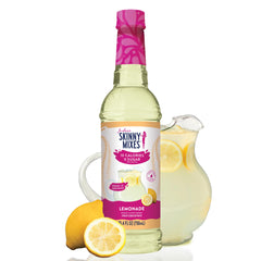 Jordan's Skinny Mixes Lemonade Syrup bottle for zero-calorie flavor in drinks.