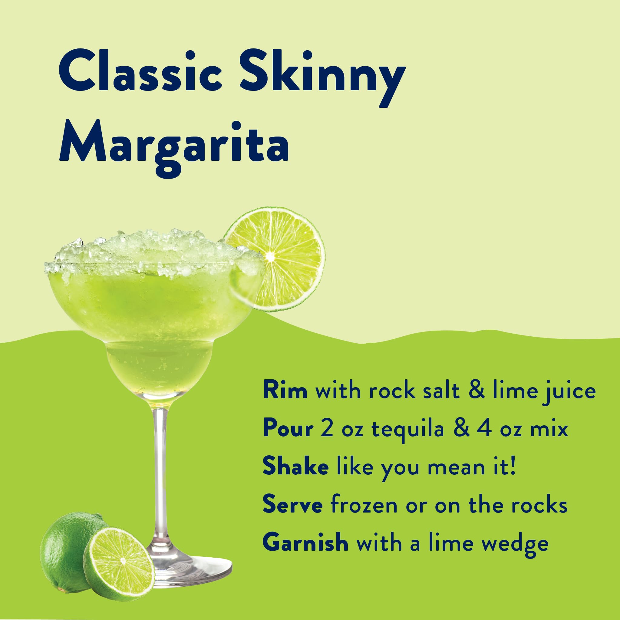 Jordan's Skinny Mixes Margarita Mix lime wedge close-up for zest and aroma
