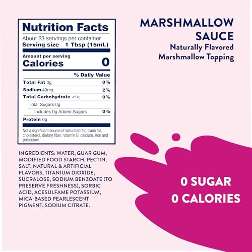 Jordan's Skinny Mixes marshmallow sauce adds creamy coffee drizzle.