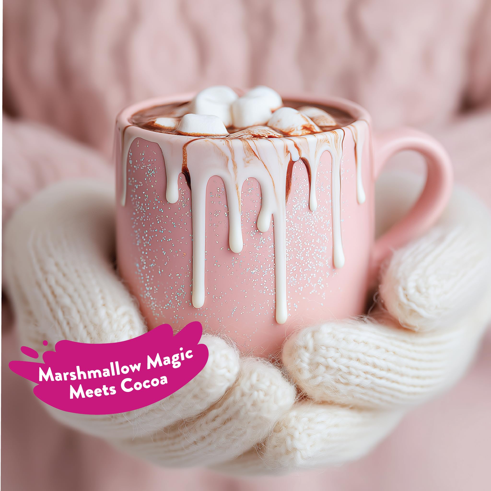 Jordan's Skinny Mixes marshmallow sauce in hot chocolate for flavor twist.