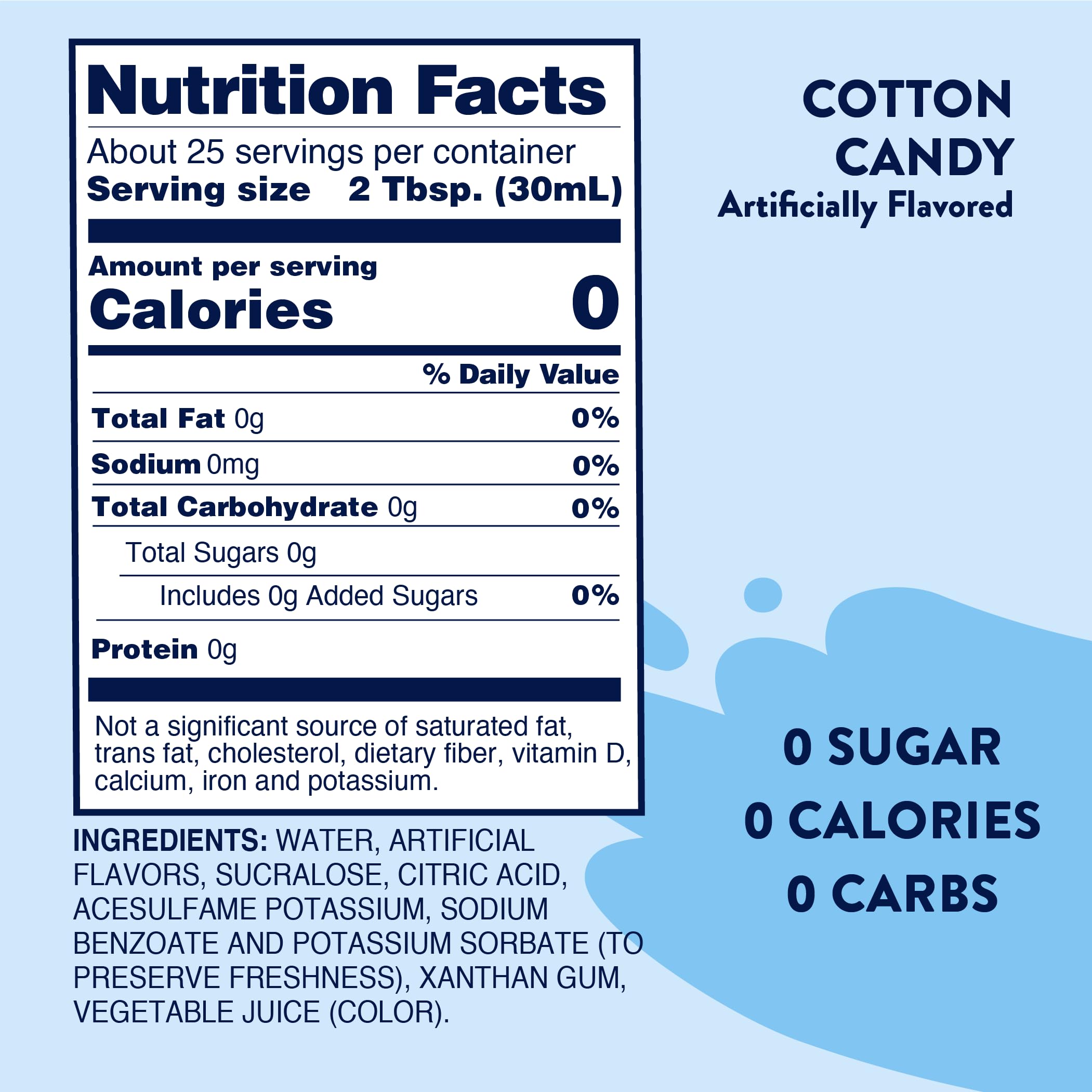 Jordan's Skinny Mixes Meyer Lemon Raspberry Syrup bottle pour adds zesty fruit flavor without calories
