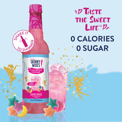 Jordan's Skinny Mixes Meyer Lemon Raspberry syrup glass brings bright fruit flavor with zero calories.