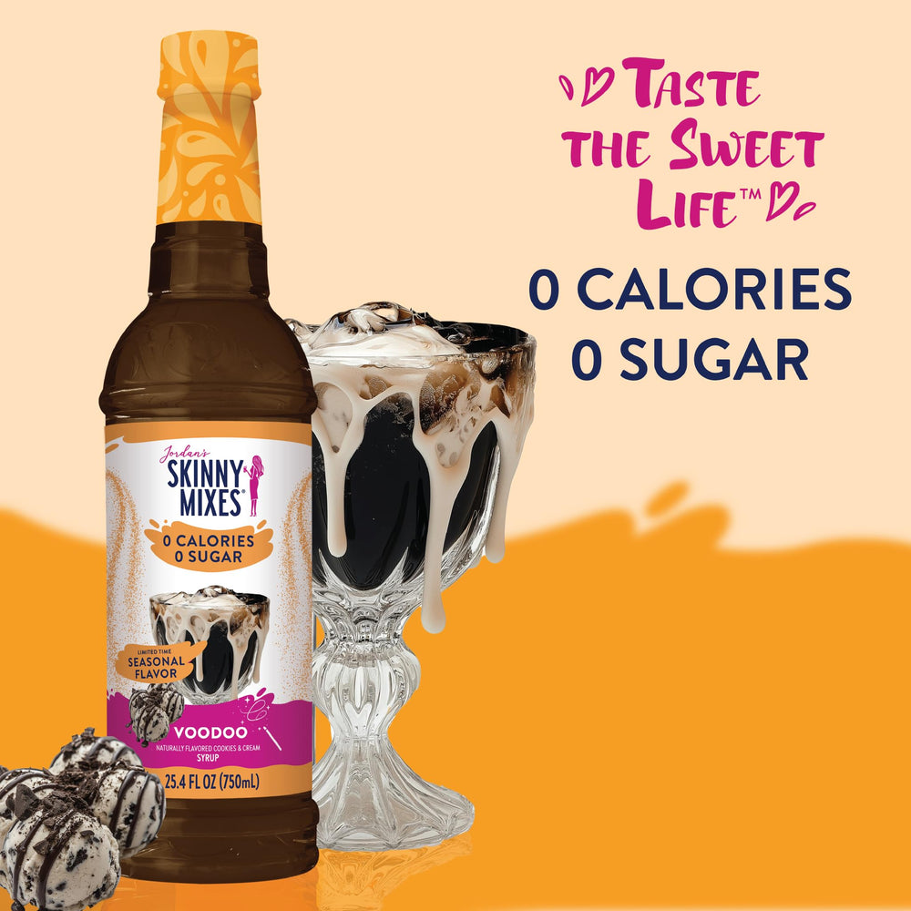 Jordan's Skinny Mixes protein shake with sugar-free cookies and cream flavor