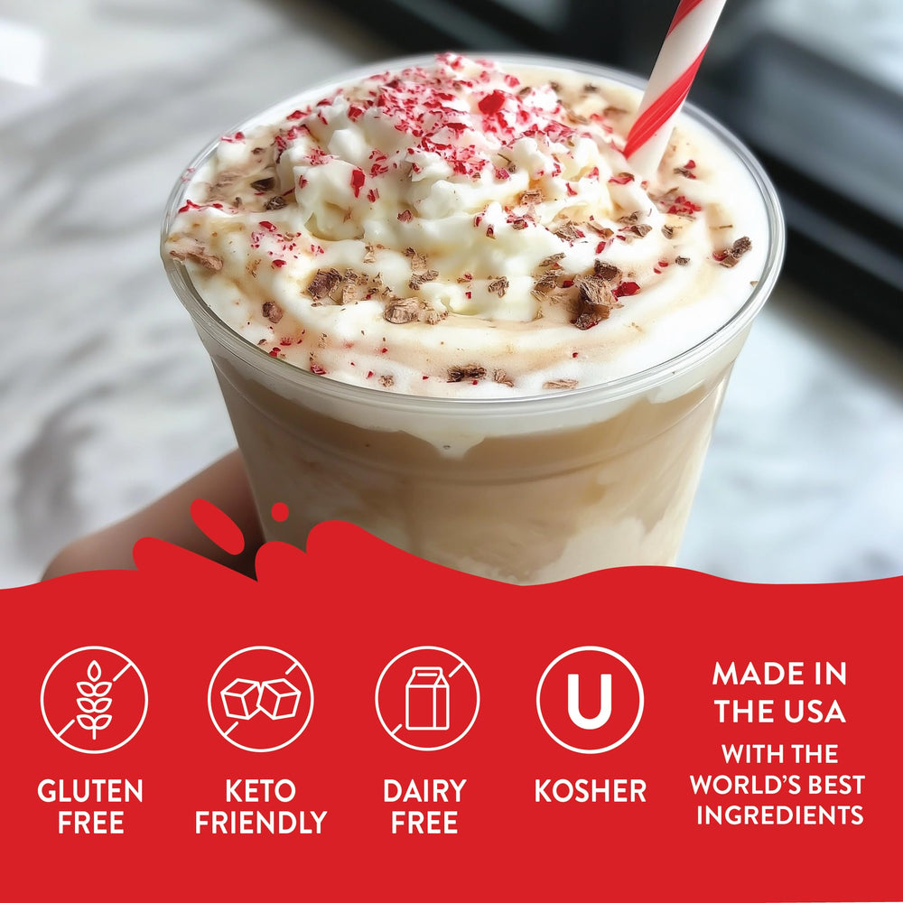 Jordan's Skinny Mixes protein shake with syrup boosts flavor and texture