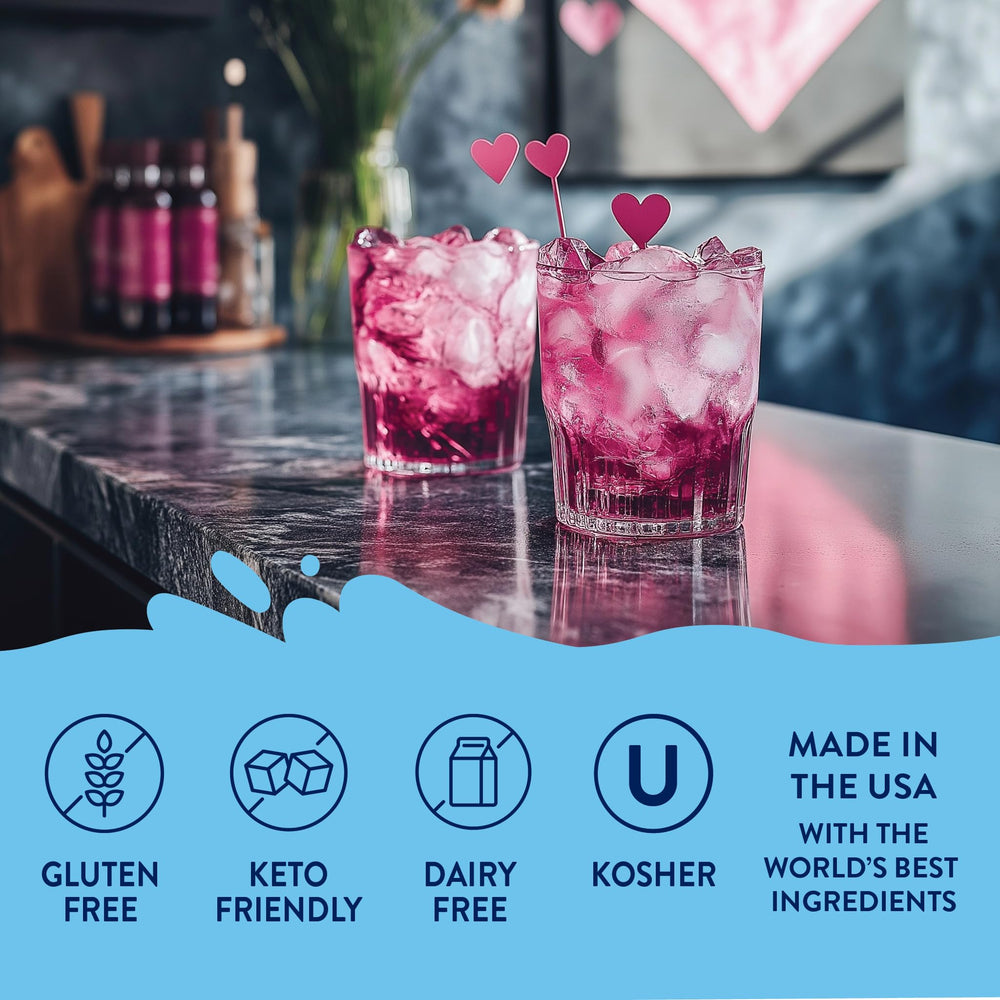 Jordan's Skinny Mixes Sour Watermelon Syrup enhances cocktails and mocktails with tang.