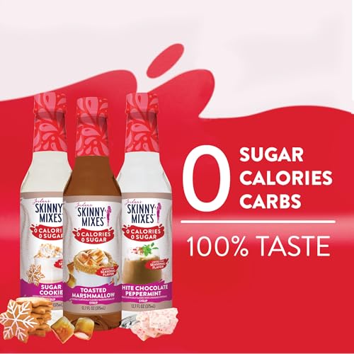 Jordan's Skinny Mixes Sugar Free Sugar Cookie flavor in mug—festive coffee flavor without sugar