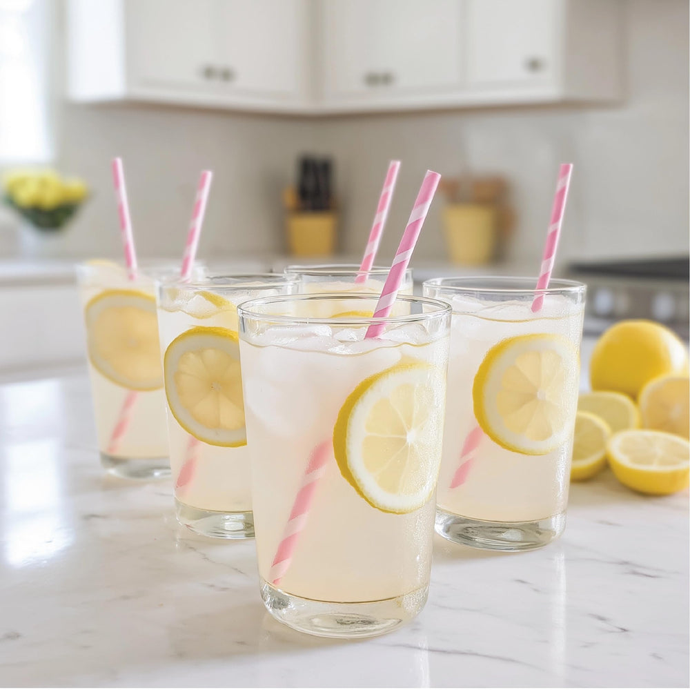 Jordan's Skinny Mixes Sugar Free Syrup kitchen scene showing easy addition to recipes.