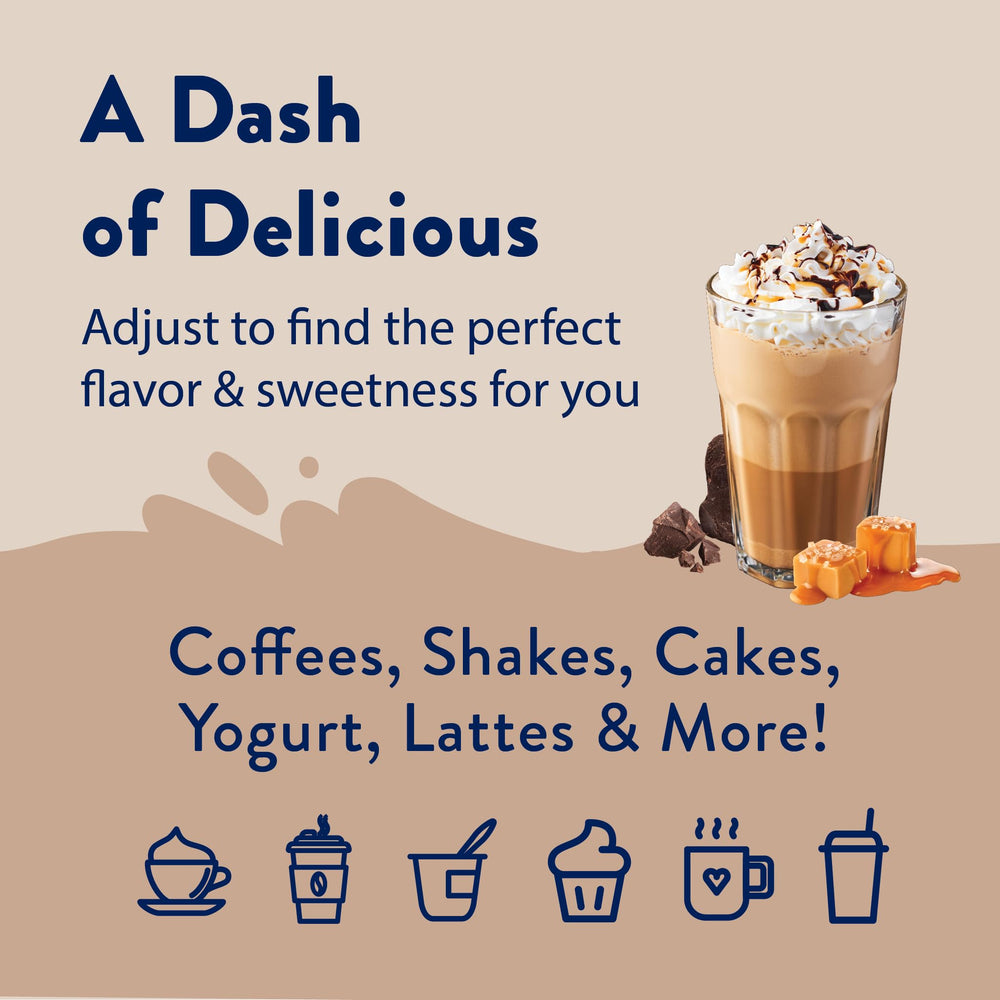 Jordan's Skinny Mixes sugar-free syrup label closeup highlighting keto-friendly ingredients.