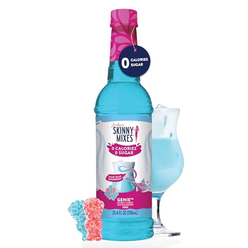 Jordan's Skinny Mixes sugar-free syrup label highlighting keto friendly and gluten free attributes.