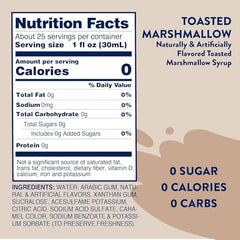 Jordan’s Skinny Mixes toasted marshmallow syrup adds latte art with sugar-free sweetness