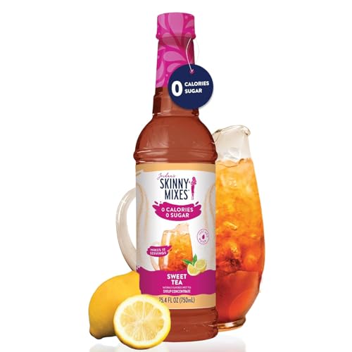 Jordan's Skinny Mixes sugar-free syrup watermelon lemonade glass refreshing.