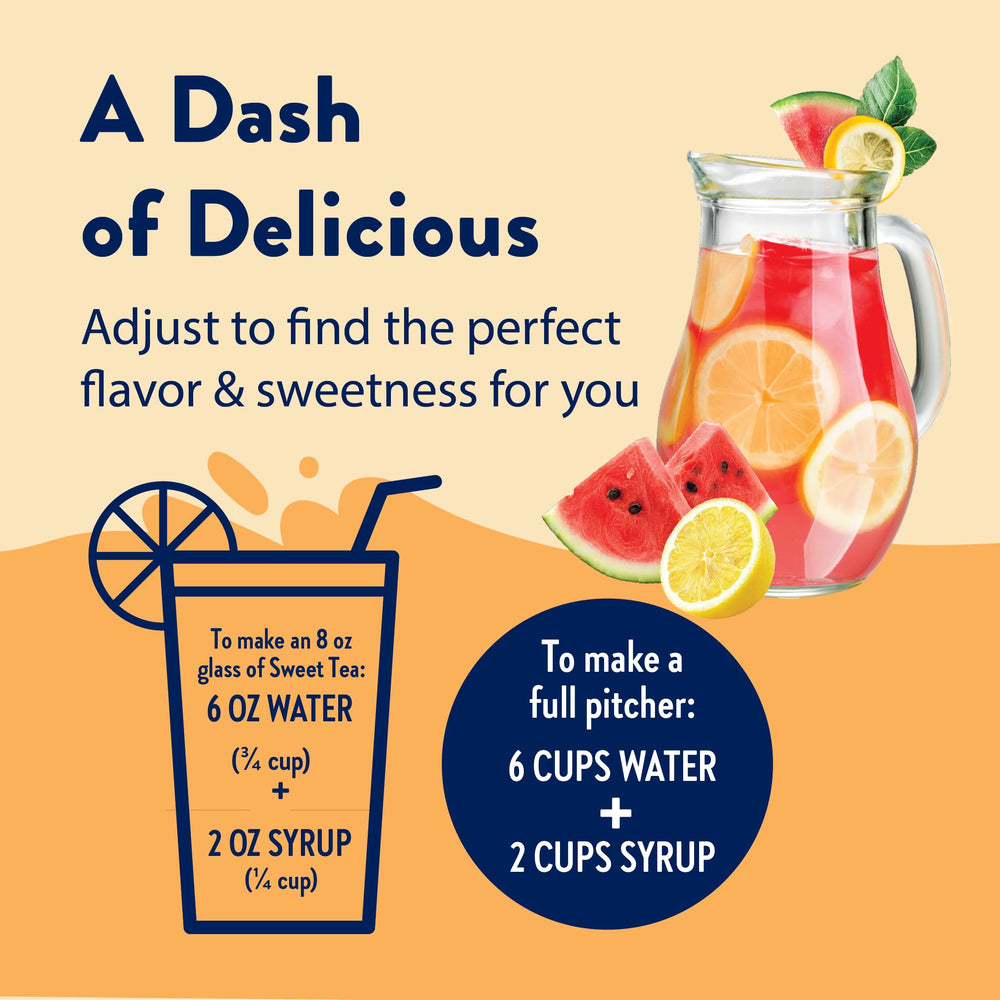 Jordan's Skinny Mixes Watermelon Lemonade syrup ingredients; dairy-free, kosher option for light refreshments