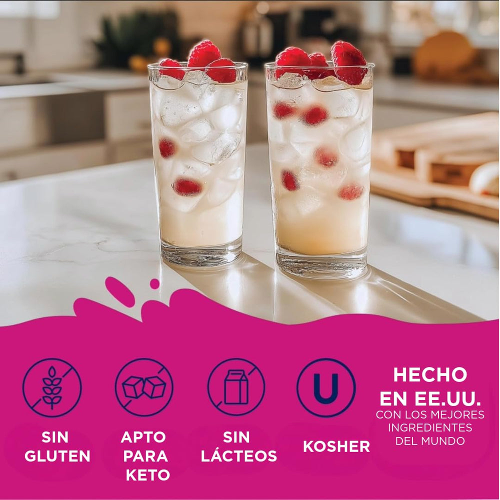 Jordan's Skinny Syrups packaging highlights gluten-free and keto-friendly options.