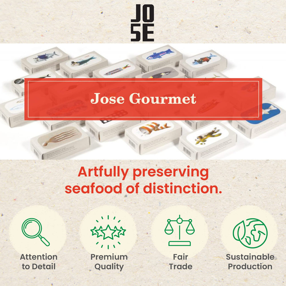 Jose Gourmet quick-meal calamari in sauce, convenient seafood option