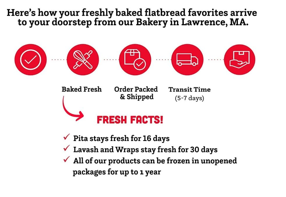 Joseph's Lavash Bread packaging view shows three-pack convenience.