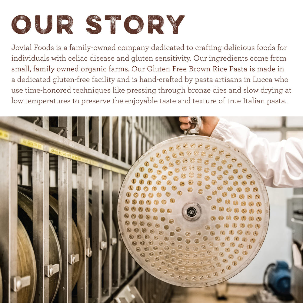 Jovial artisan Italy bronze die pasta delivers a firmer bite and superior texture
