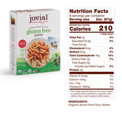 Jovial caserecce pasta dry box, sturdy shape that holds chunky sauces well.