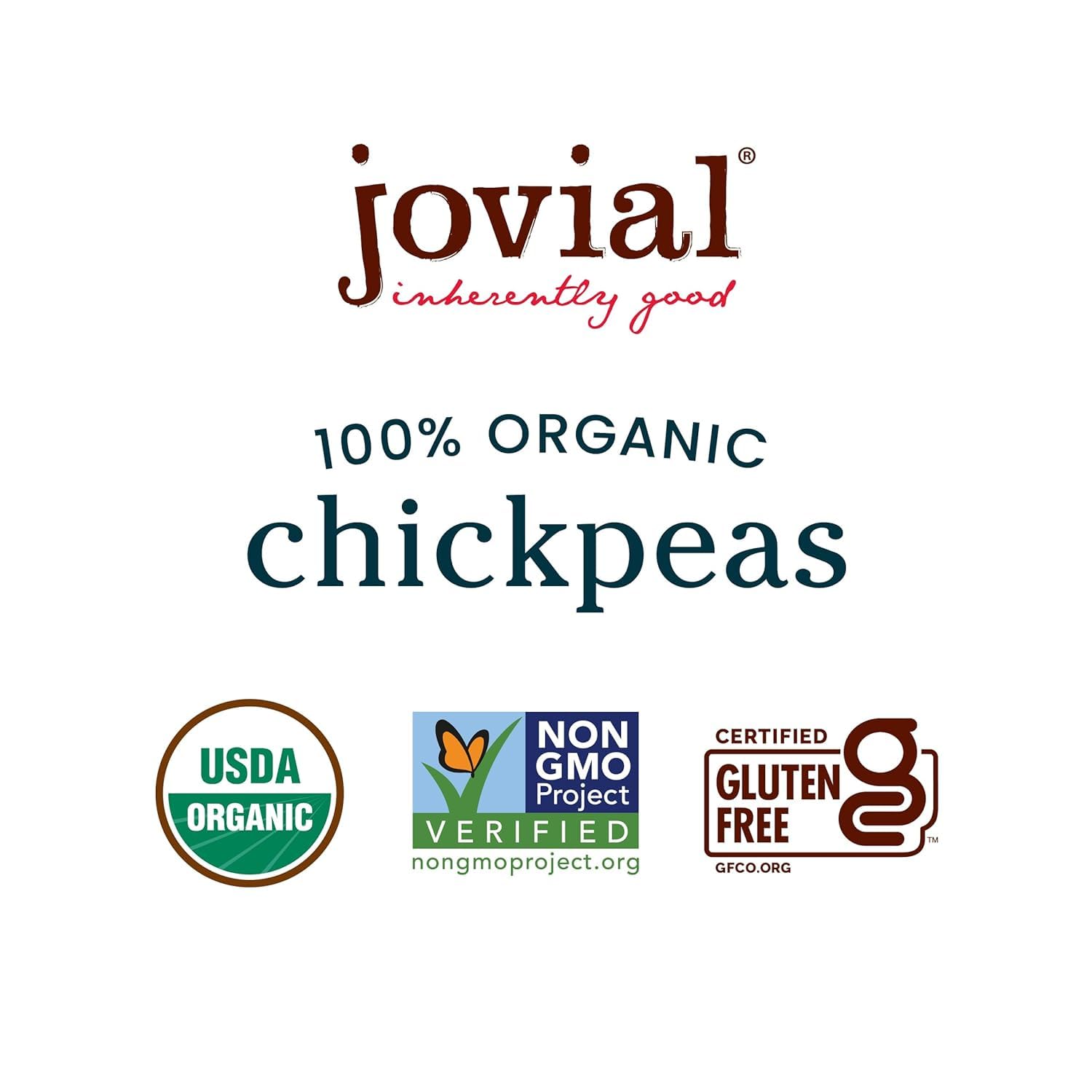Jovial chickpeas product of Italy six jar pack