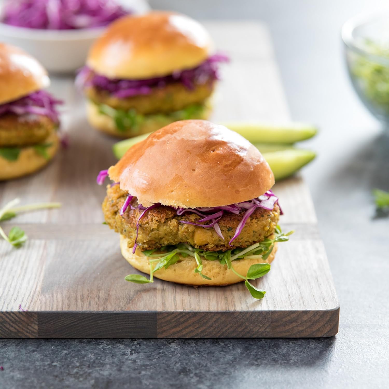 Jovial chickpeas as vegan protein in salads and bowls