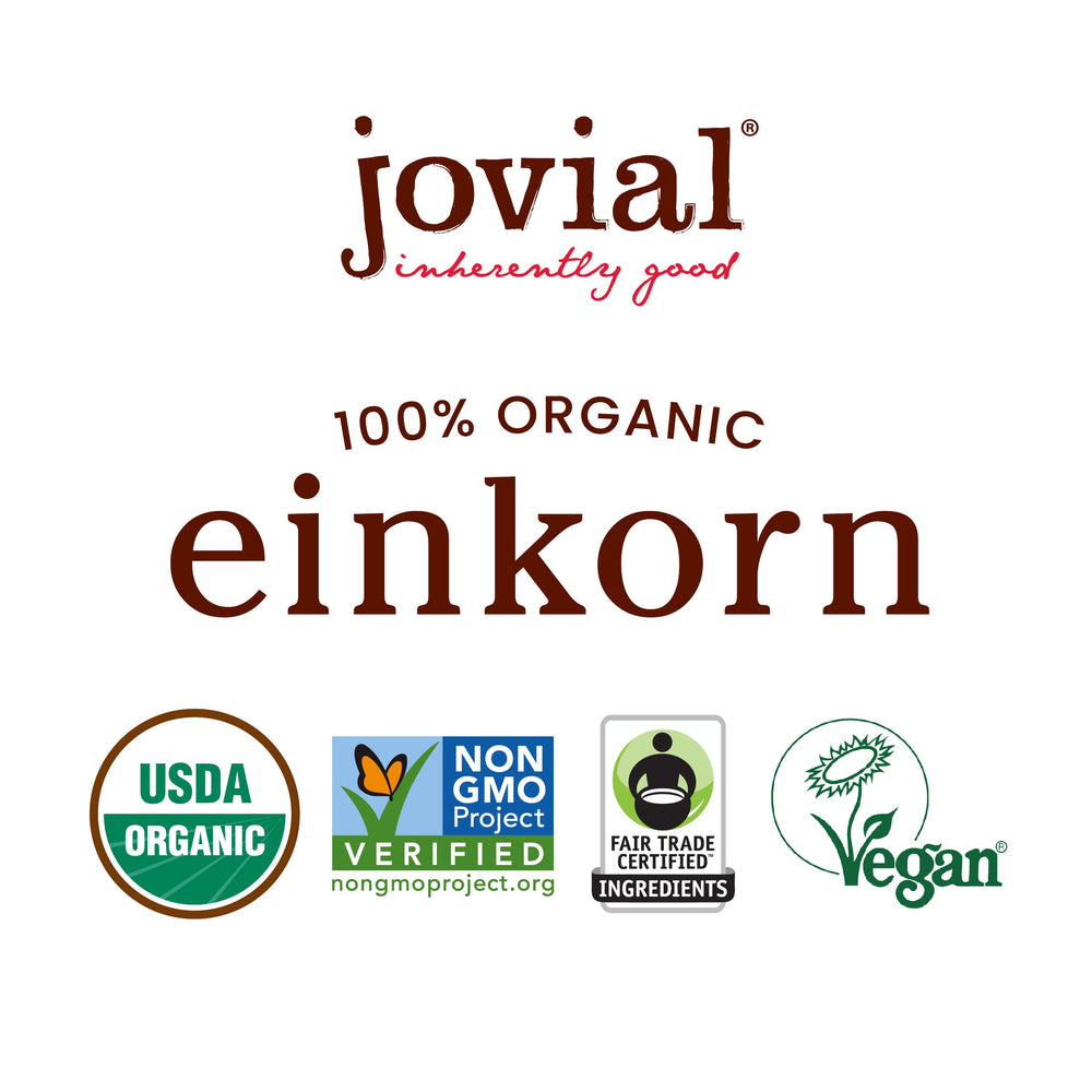 Fair Trade label on packaging signals responsible sourcing for Jovial cookies