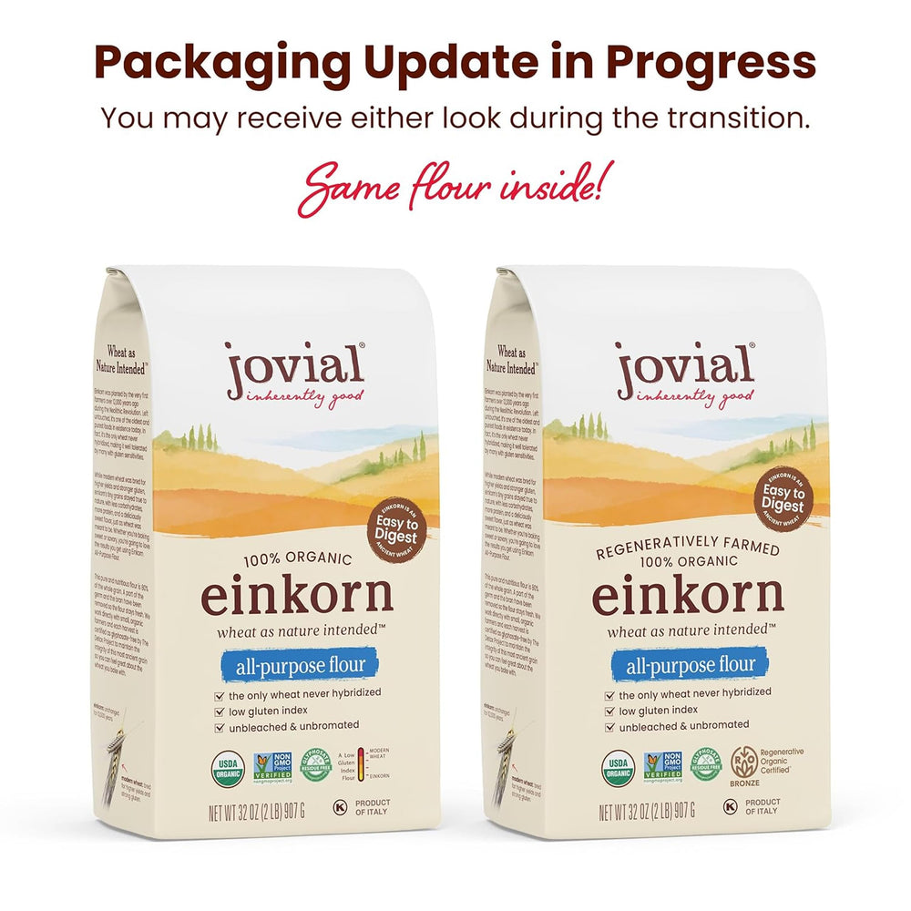 Jovial Einkorn Flour pizza dough ready for rustic, flavorful crust