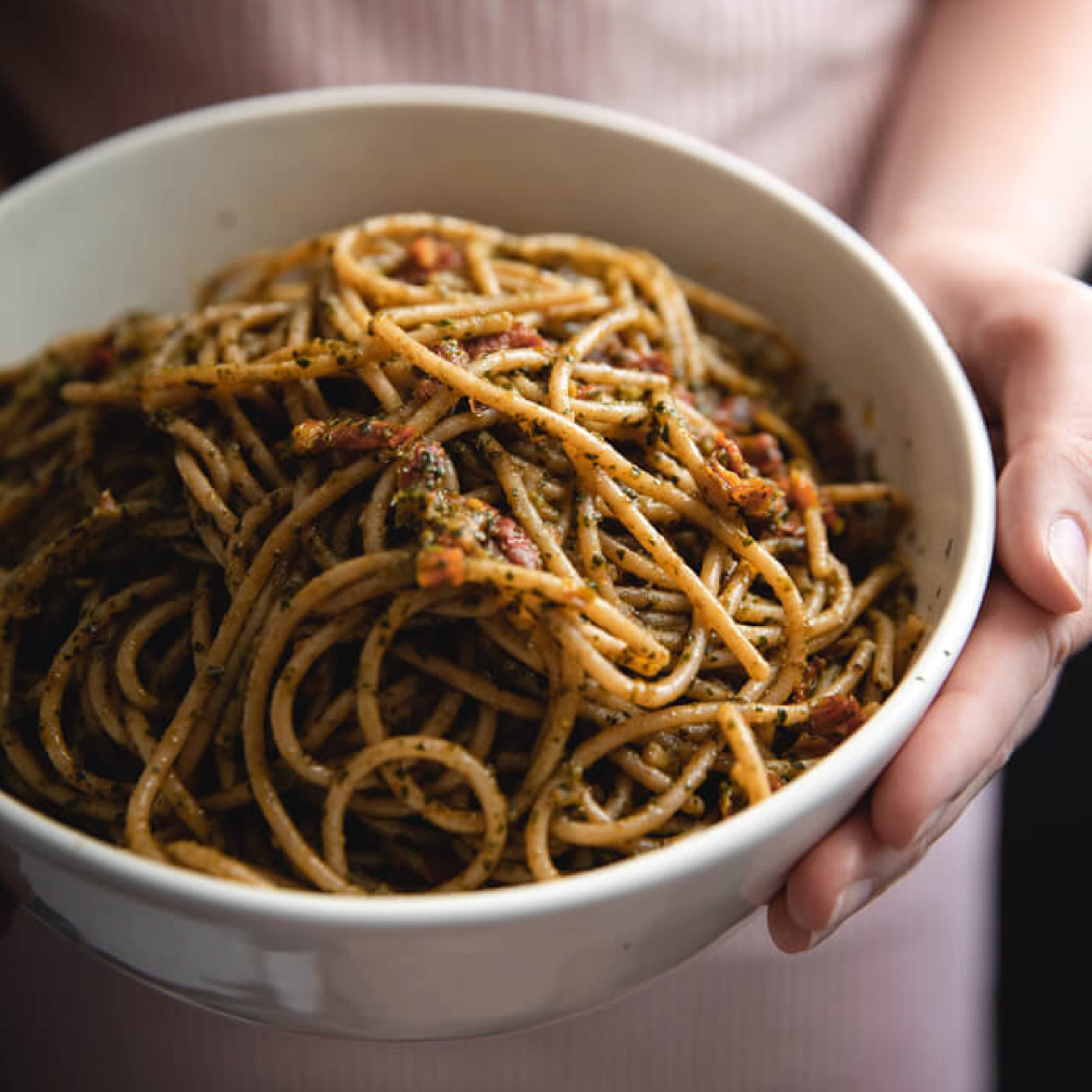 Jovial Einkorn pasta in a gift-ready box conveys pantry comfort