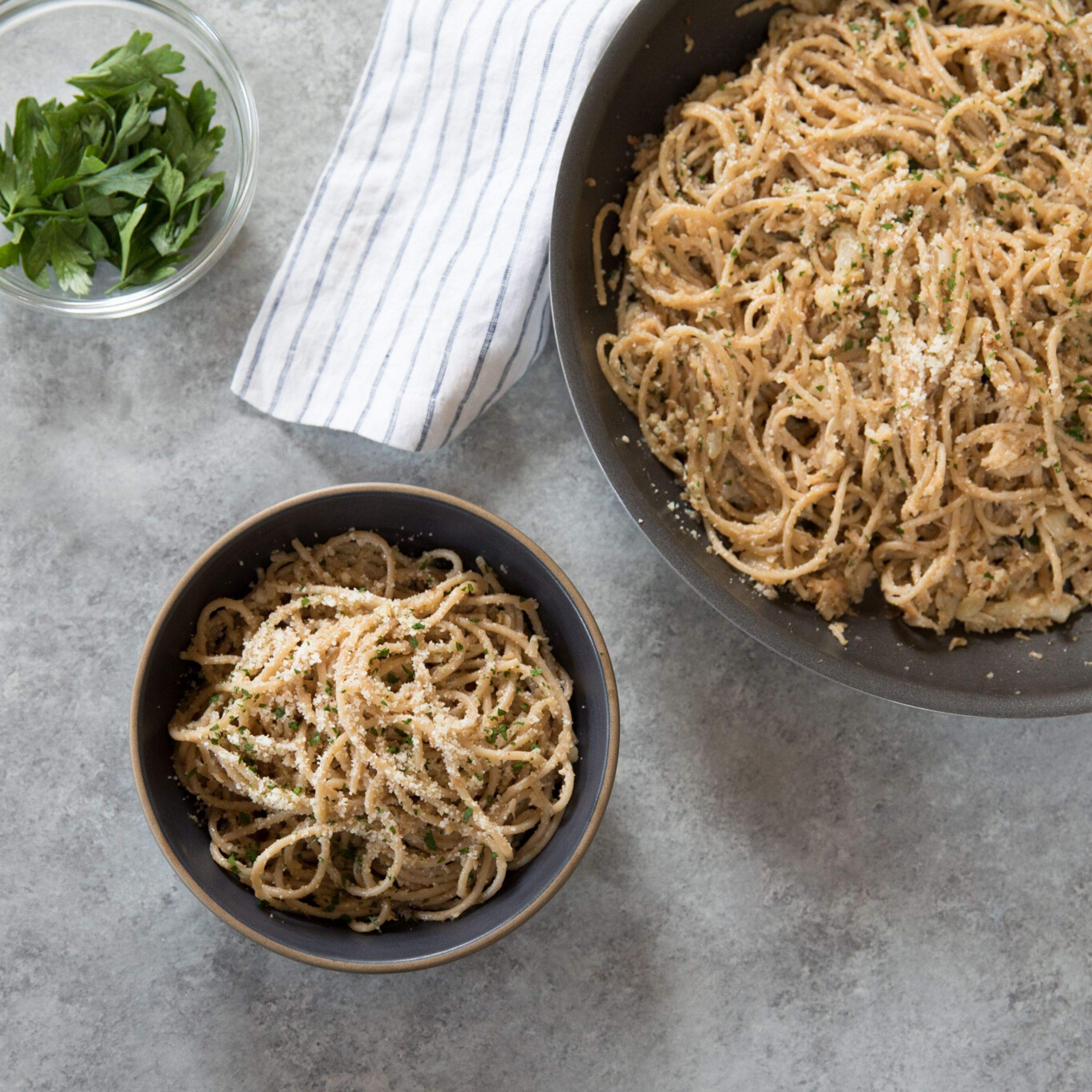 Jovial Einkorn served on a plate suggesting satisfying bite and flavor