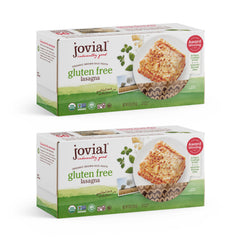 Jovial glutenfree lasagna noodles pack-shot highlighting a convenient two-pack for weeknight meals