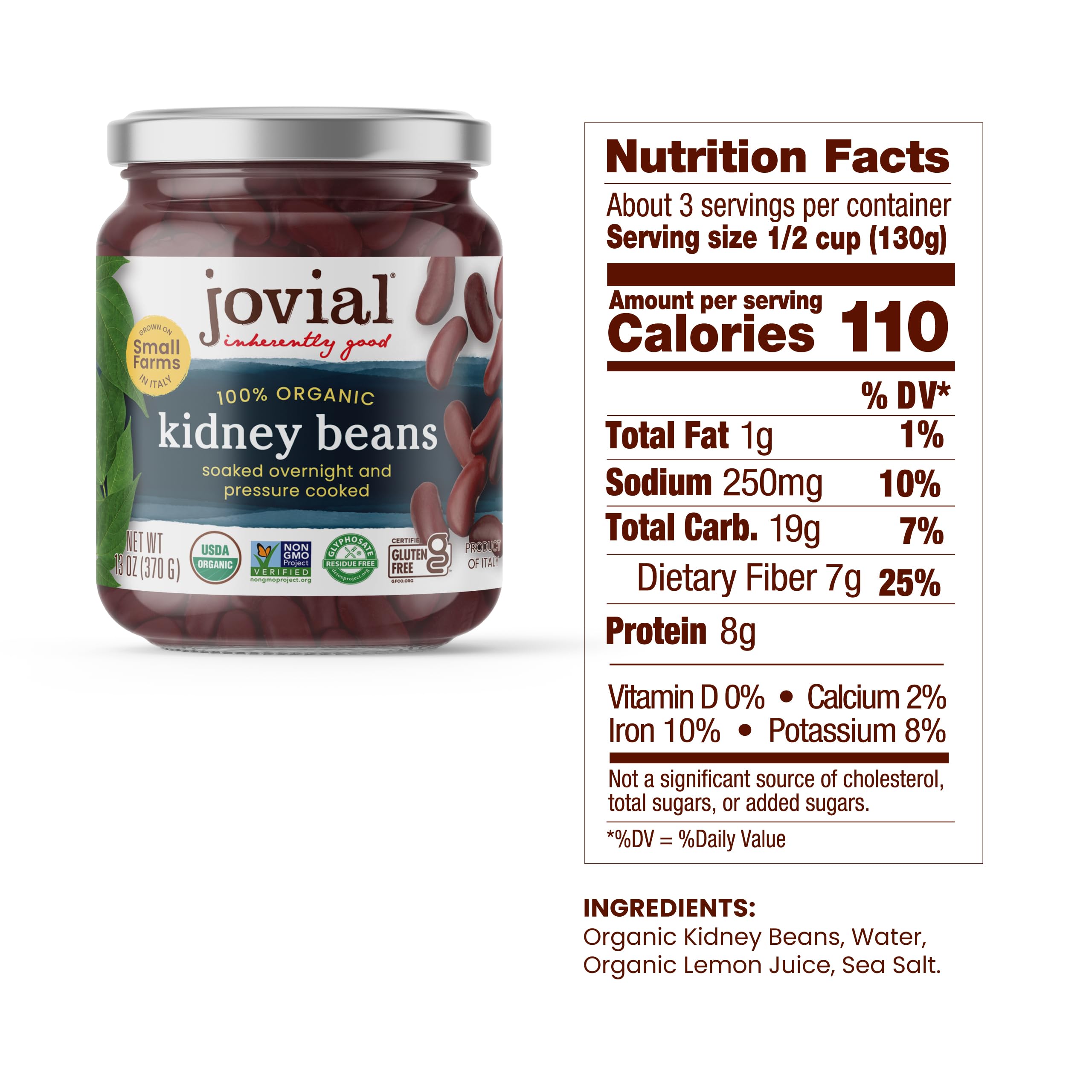 Jovial kidney beans plated for easy weeknight dinners