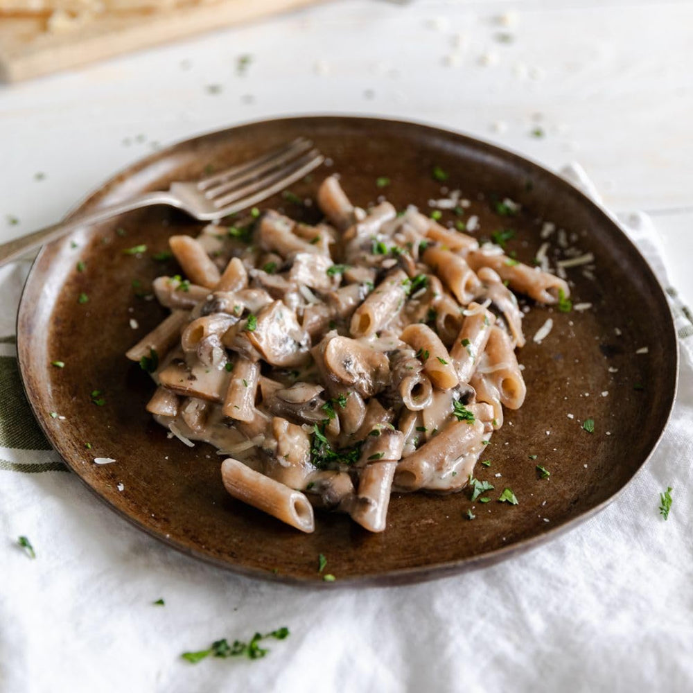 Gluten-free, paleo-friendly Jovial pasta with gentle flavor