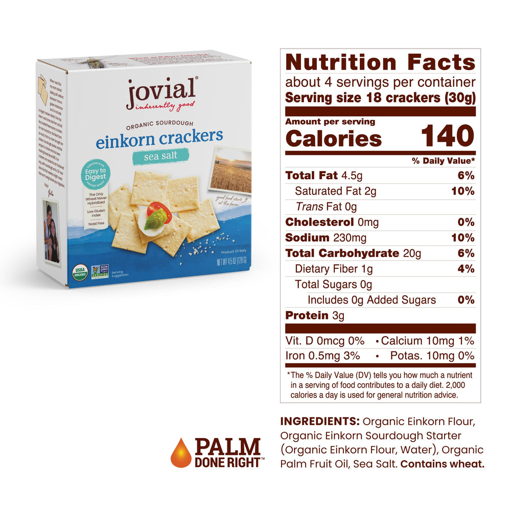 Jovial crackers close-up texture highlights airy snap and flavor